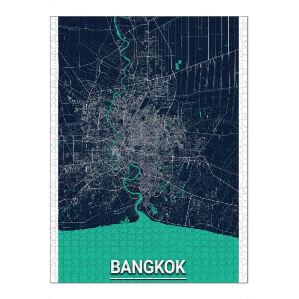 Puzzle Ravensburger "Bangkok CityMap" artboxONE - Städte / Weitere,Kartografie