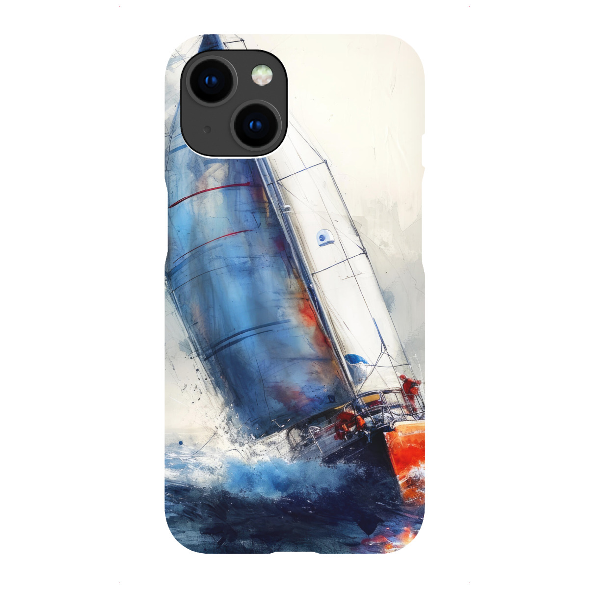 "Yacht-Rennboote B"für iPhone - Premium-Case Handyhülle artboxONE