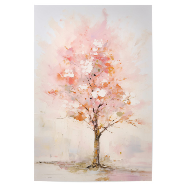 Poster "Zarter Rosenbaum" artboxONE - Natur,Floral,Abstrakt