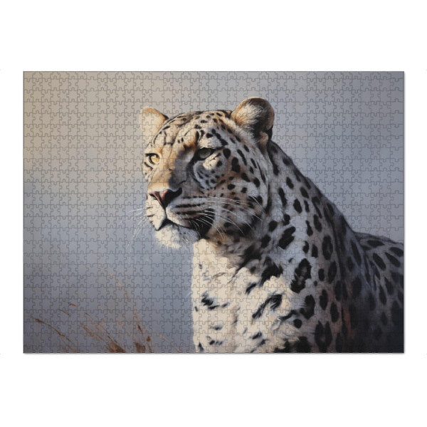 Puzzle Ravensburger "Schneeleopardenporträt" artboxONE - Natur,Tiere