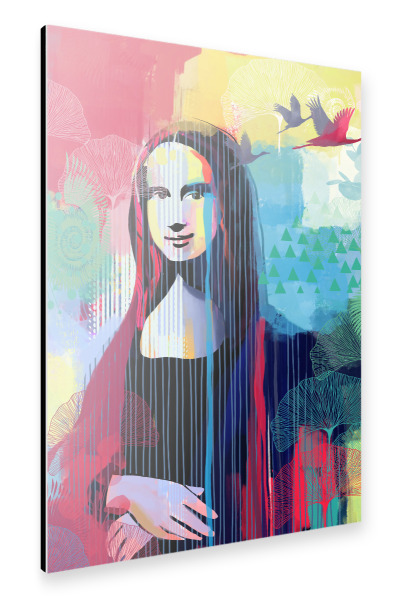 Alu-Dibond "Schönes lächeln" 30x20 cm artboxONE