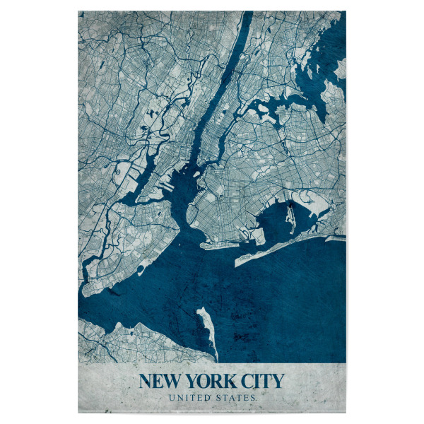 Poster "Vintage New York City" artboxONE - Städte / New York,Kartografie