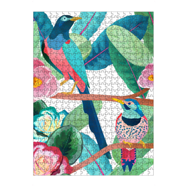 Puzzle Ravensburger "Frühlingsvögel" artboxONE - Natur,Für Kinder,Tiere - Vögel,Blumen,Natur - Bild vögel