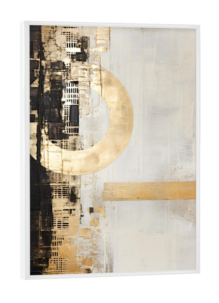 Poster mit weißem Rahmen "ABSTRAKTE KUNST Balance" artboxONE - Abstrakt,Geometrie