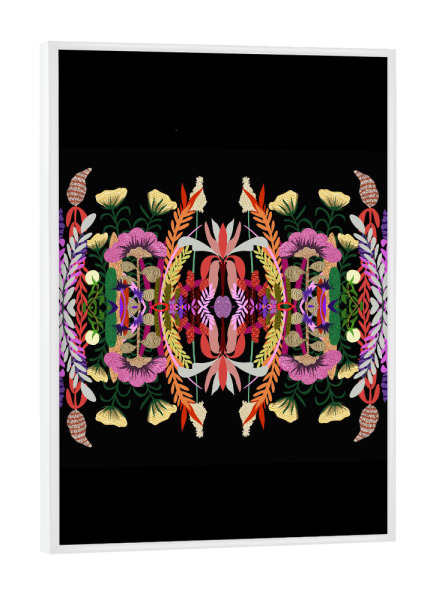 Poster mit weißem Rahmen "Die Butterfly-Effekt-Serie" artboxONE - Abstrakt