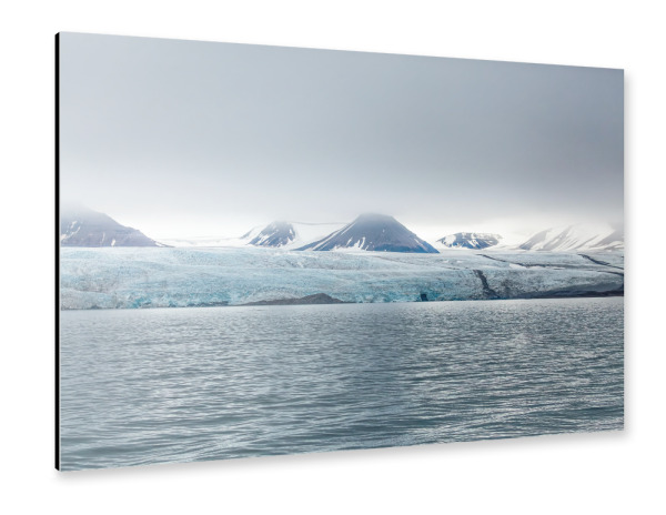 Alu-Dibond "Gletscherlandschaft" 30x20 cm artboxONE