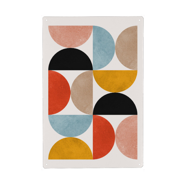 Holzbild "Kreiskomposition E" artboxONE - Abstrakt,Geometrie