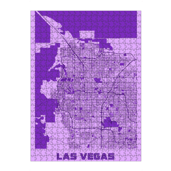 Puzzle Ravensburger "City Las Vegas" artboxONE - Städte / Las Vegas,Kartografie