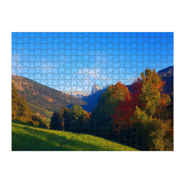 Puzzle Ravensburger "Herbst im Grödnertal" artboxONE - Natur,Floral,Reise / Länder