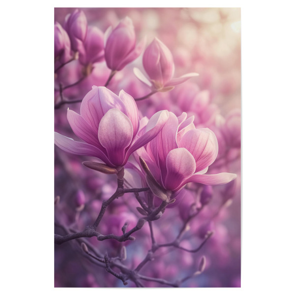 Poster 30x20 cm "Glanzvolle Sonnenmagnolie" artboxONE - Natur,Floral,Liebe