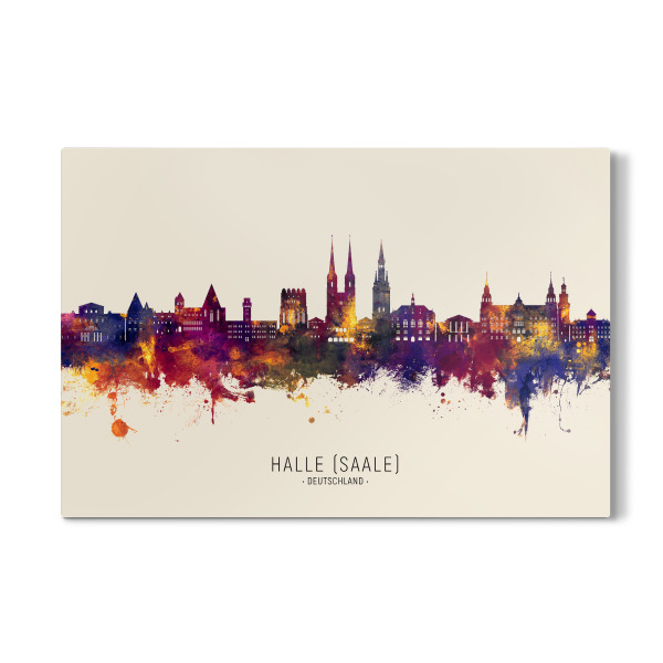 Galerie-Print "Halle (Saale) Skyline Herbstname" 30x20 cm artboxONE