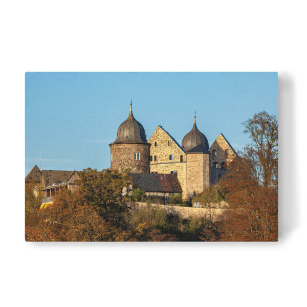 Leinwandbild "Die Sababurg im Reinhardswald" artboxONE - Architektur - Schloss,Burg,Dornröschen,Dornröschenschloss,Sababurg,Reinhardswald