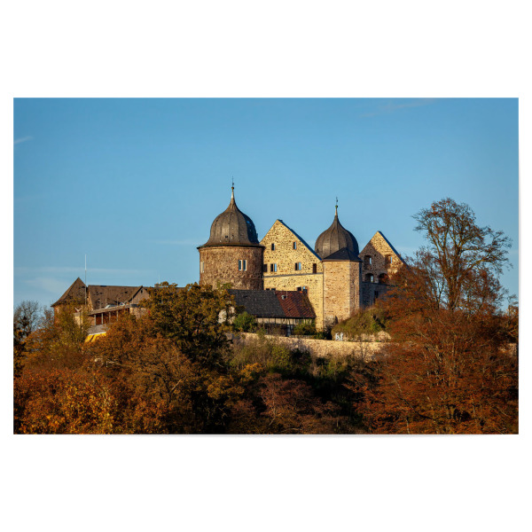 Poster 30x20 cm "Die Sababurg im Reinhardswald" artboxONE - Architektur - Schloss,Burg,Dornröschen,Dornröschenschloss,Sababurg,Reinhardswald
