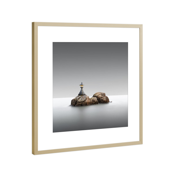 Poster mit Rahmen Gold "Takeshima Lamp" artboxONE - Natur,Reise,Reise / Strand und Meer,Reise / Länder,Städte / Tokio