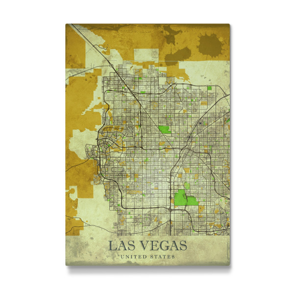 Galerie-Print "Las Vegas Vintage City Map" 30x20 cm artboxONE
