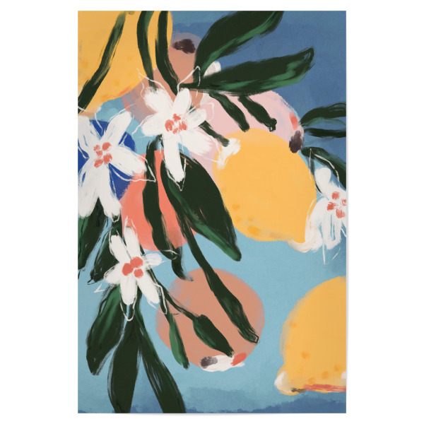 Poster "Fruchtiger Sommer No I" artboxONE - Floral,Abstrakt,Für Mama