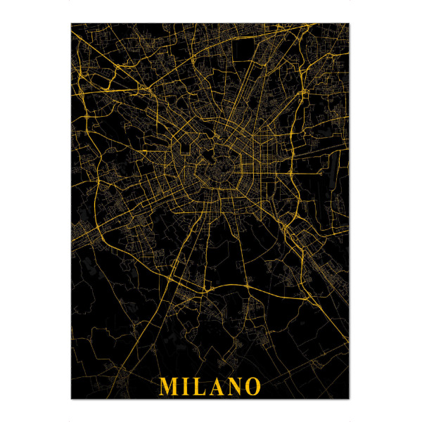 Puzzle Ravensburger "Mailand als Stadtplan" artboxONE - Städte / Mailand,Kartografie