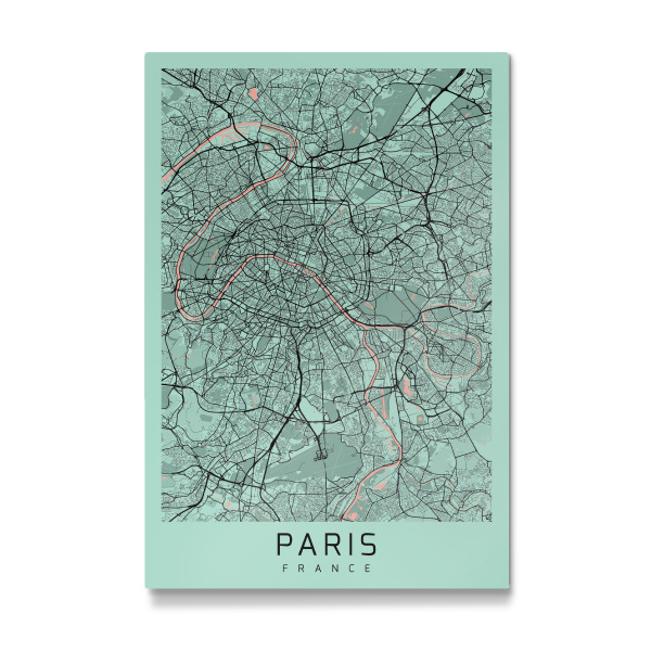 Galerie-Print "City Paris Plan" 30x20 cm artboxONE