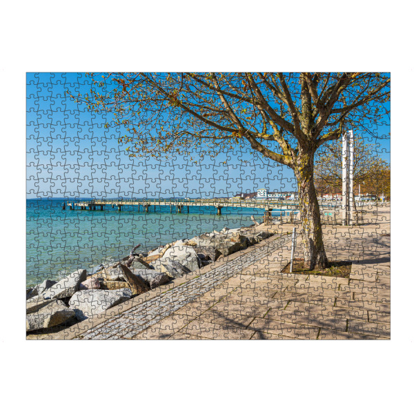 Puzzle Ravensburger "Promenade in Sassnitz" artboxONE - Städte,Natur,Reise,Architektur,Reise / Strand und Meer