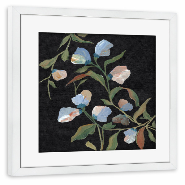 Poster mit Rahmen weiß "Foliage illustration" artboxONE - Natur,Floral,Abstrakt,Für Mama