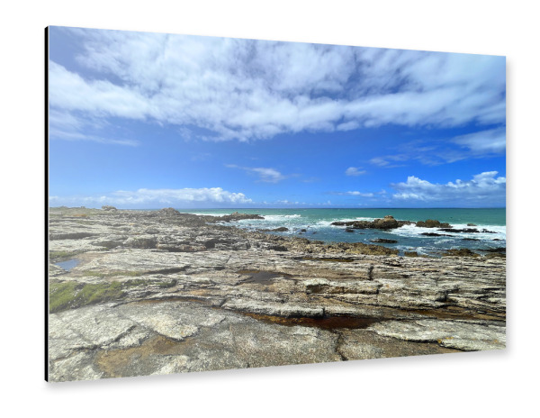 Alu-Dibond "Schroffe Felsenküste" 30x20 cm artboxONE