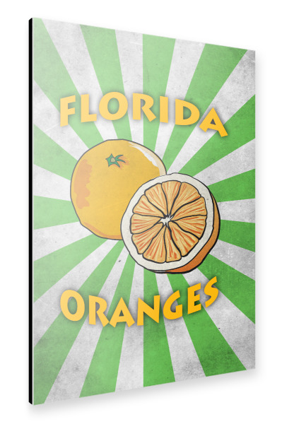 Alu-Dibond "Florida Oranges" 30x20 cm artboxONE