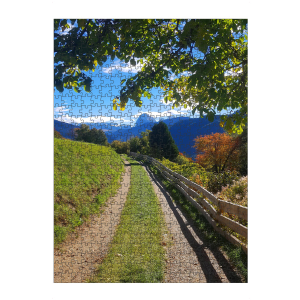 Puzzle Ravensburger "Wanderweg in Süd Tirol" artboxONE - Natur,Reise / Länder,Buchstaben / W