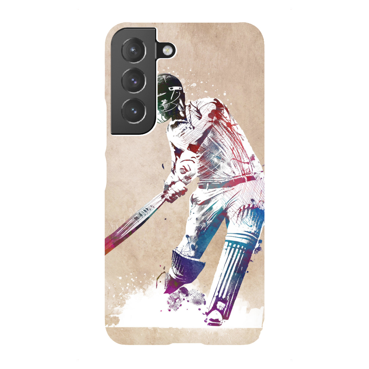 "Cricket-Sportkunst A"für Samsung Galaxy - Premium-Case Handyhülle artboxONE