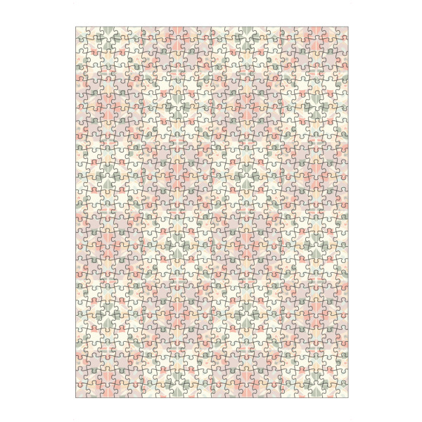 Puzzle Ravensburger "Buntglasfliesen" artboxONE - Abstrakt,Geometrie - Fliesen,Wandfliesen,Buntglas,Glas,Jugendstil,Art deco,Küchenfliesen,Tapeten