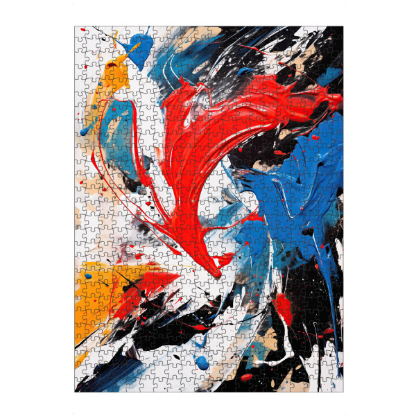 Puzzle Ravensburger "Abstract expressionist splatter" artboxONE - Abstrakt