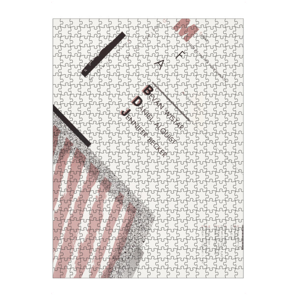 Puzzle Ravensburger "Fine Arts - Theis Exibition" artboxONE - Typografie,Abstrakt