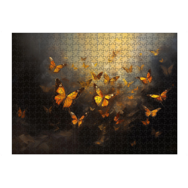 Puzzle Ravensburger "Schwarm Schmetterlinge" artboxONE - Natur,Tiere