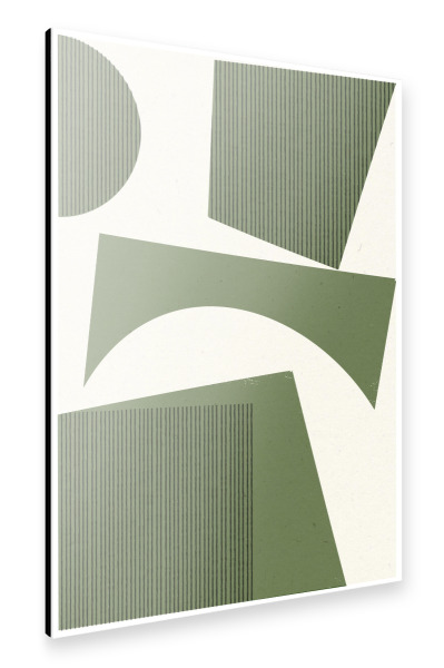 Alu-Dibond "Grünes Papier zum Ausschneiden" 30x20 cm artboxONE