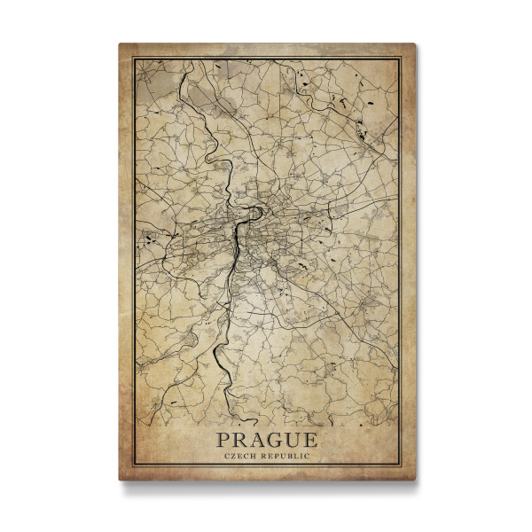Galerie-Print "Prag Vintage City" 30x20 cm artboxONE