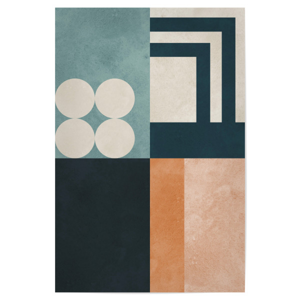 Poster "Bunte Geometrie F" artboxONE - Abstrakt,Geometrie