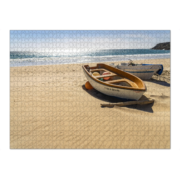 Puzzle Ravensburger "Strand von Bolonia, Andalusien" artboxONE - Reise / Strand und Meer