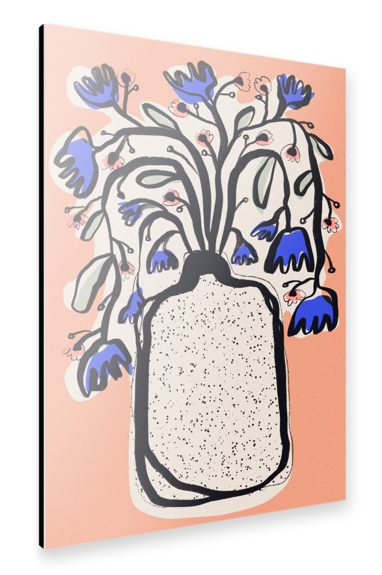 Alu-Dibond "Blumen Bouquet" 75x50 cm artboxONE