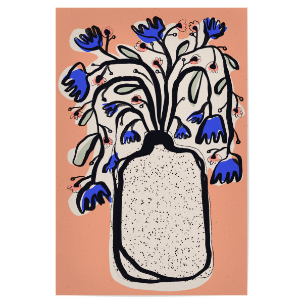 Poster 30x20 cm "Blumen Bouquet" artboxONE - Floral,Abstrakt,Für Mama
