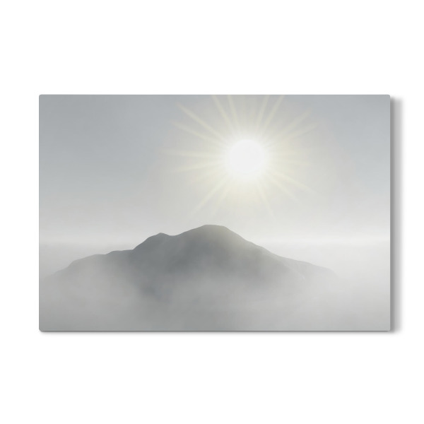Galerie-Print "Sonne über den Bergen" 30x20 cm artboxONE