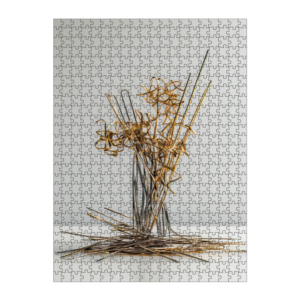 Puzzle Ravensburger "Filigranes Metall" artboxONE - Abstrakt