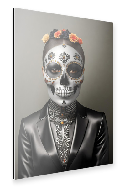 Alu-Dibond "Portrait mit Bodypainting" 30x20 cm artboxONE