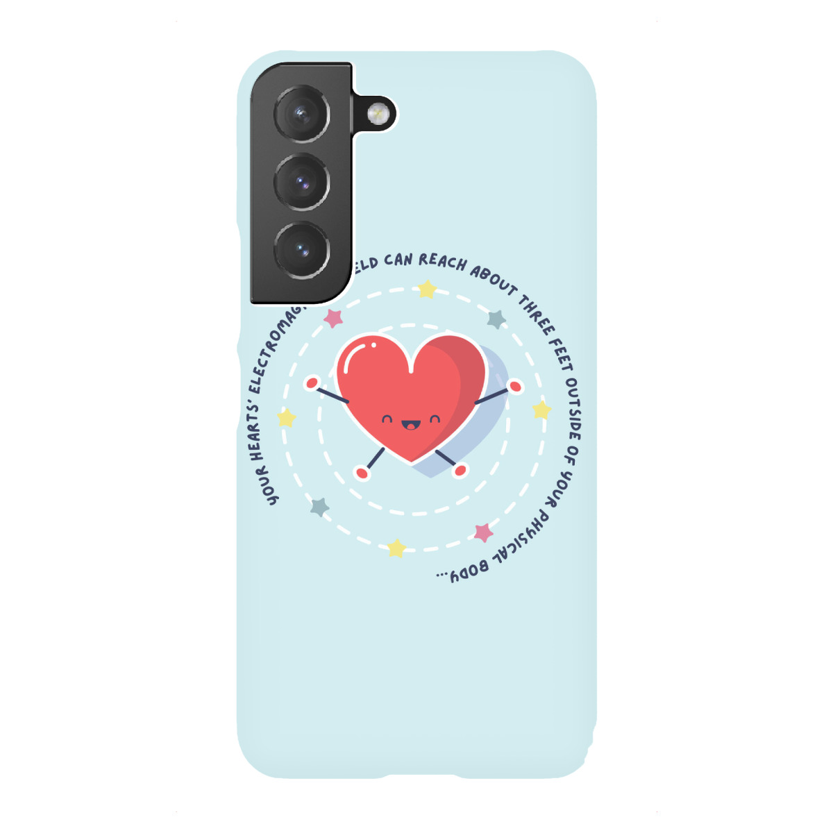 Samsung Galaxy "Heart's Electromagnetic Field" Premium-Case Handyhülle artboxONE