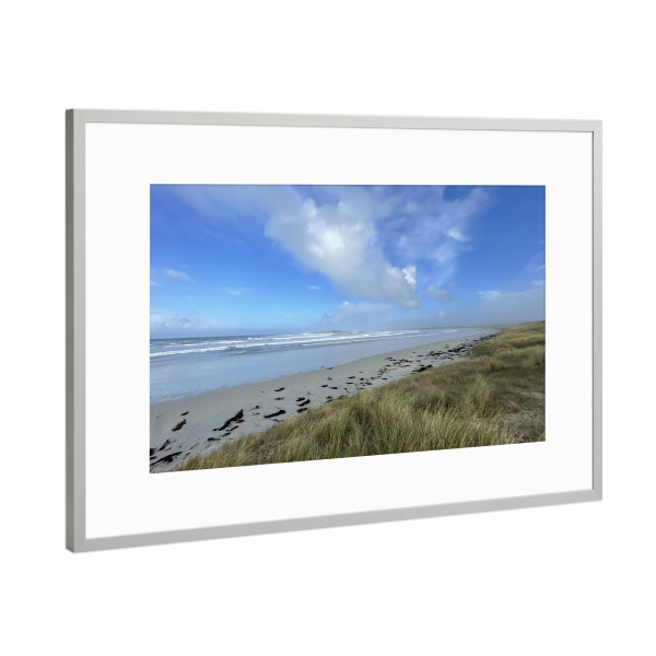 Poster mit Rahmen Silber "Menschenleere Bucht" artboxONE - Natur,Reise,Reise / Strand und Meer
