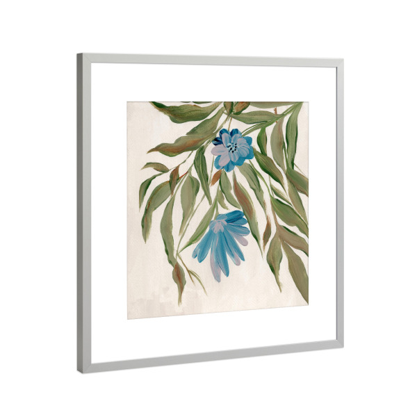 Poster mit Rahmen Silber "Liebe l" artboxONE - Natur,Floral,Abstrakt,Für Mama