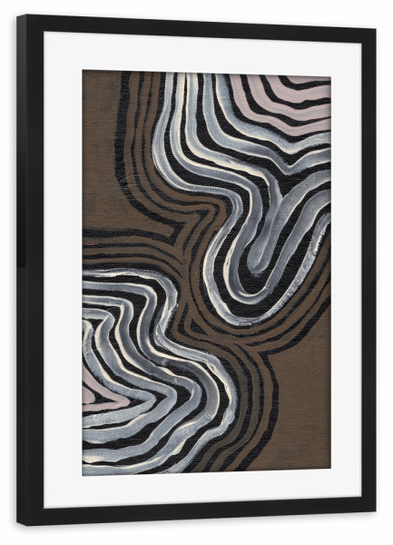 Poster mit Rahmen schwarz "Earthly" artboxONE - Natur,Abstrakt