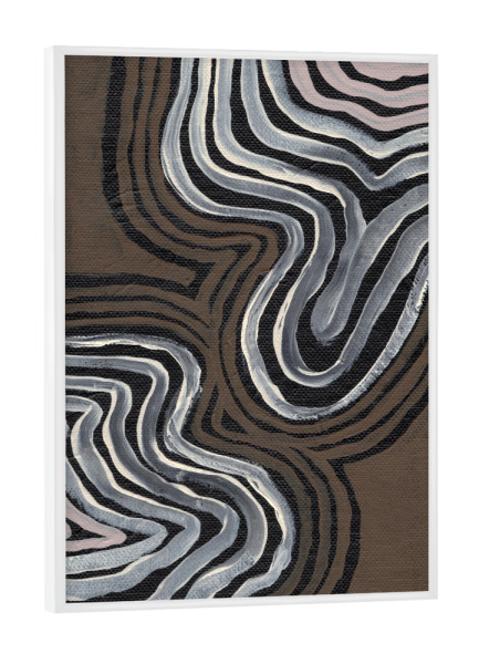 Poster mit weißem Rahmen "Earthly" artboxONE - Natur,Abstrakt