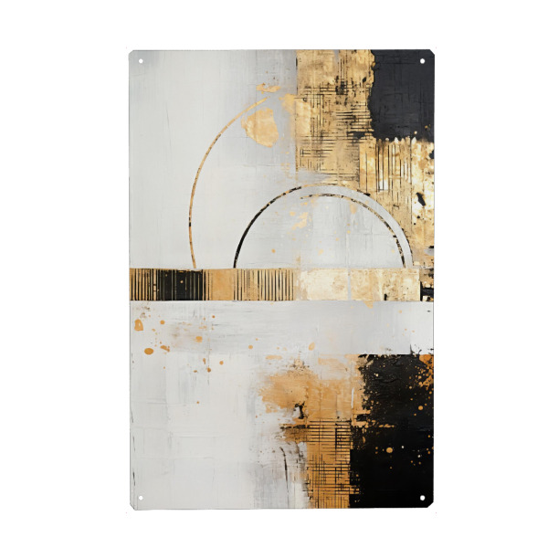 Metall Poster "ABSTRAKTE KUNST Leichtigkeit" artboxONE - Abstrakt,Geometrie