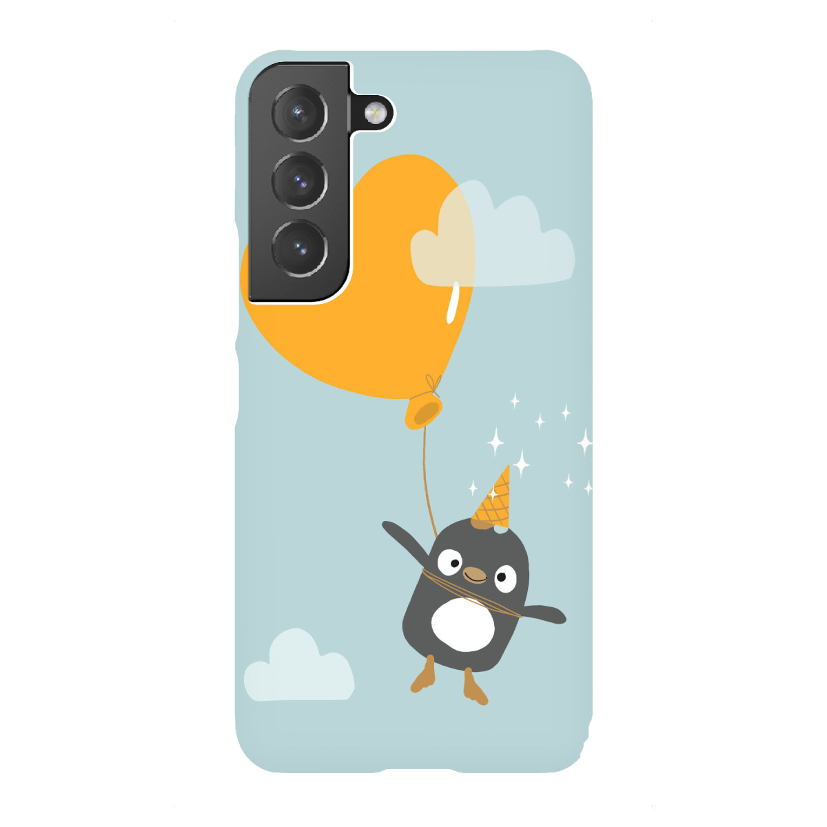 "Pinguin mit Ballon"für Samsung Galaxy - Premium-Case Handyhülle artboxONE