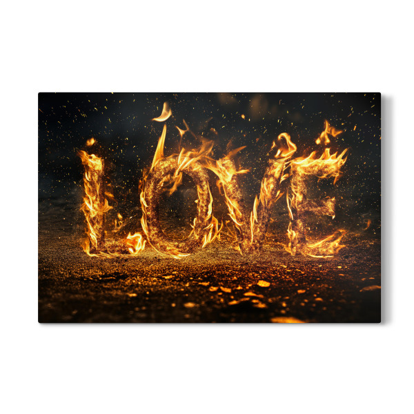 Galerie-Print "Liebe in Flammen" 30x20 cm artboxONE