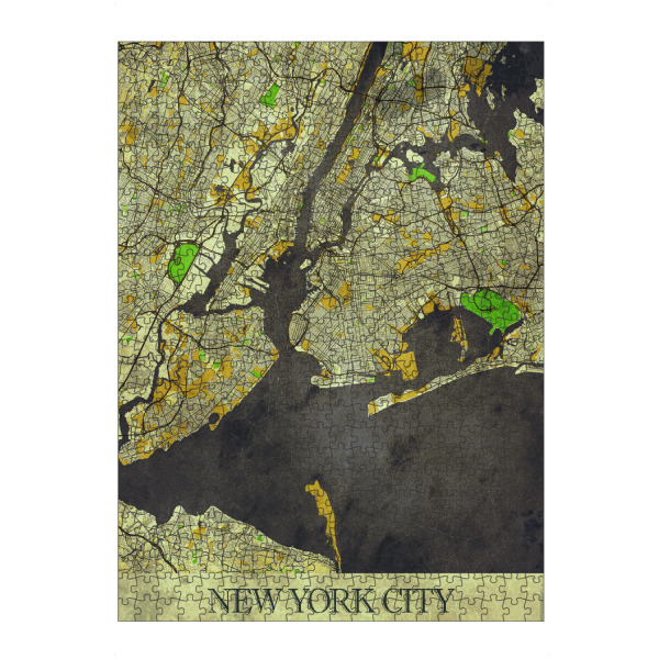 artboxONE Puzzle "New York City Vintage Map" artboxONE - Städte / New York,Kartografie